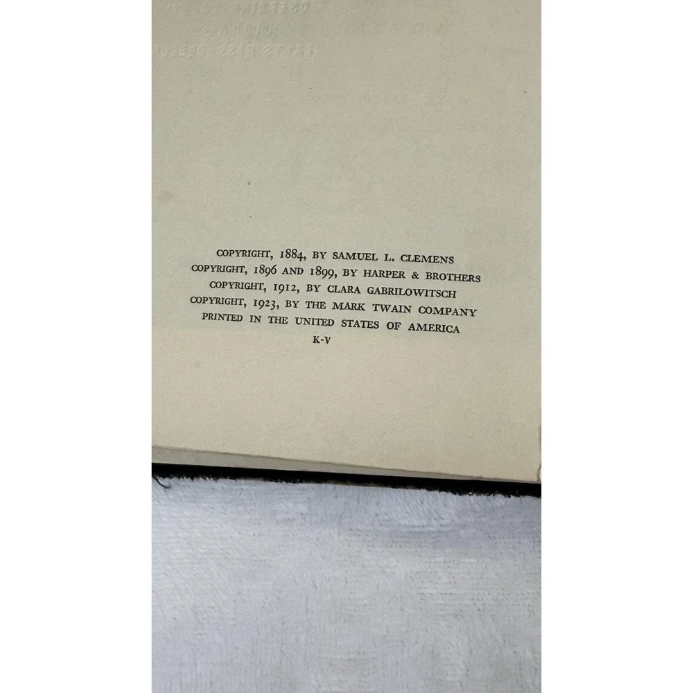 Vintage Adventures of Huckleberry Finn Mark Twain Hardcover 1923 Illustrated